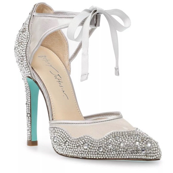 Betsey Johnson Shoes - Silver Betsey Johnson Women's Iris Dress Pumps Many Sizes NEW